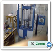 Impact absorption test machine